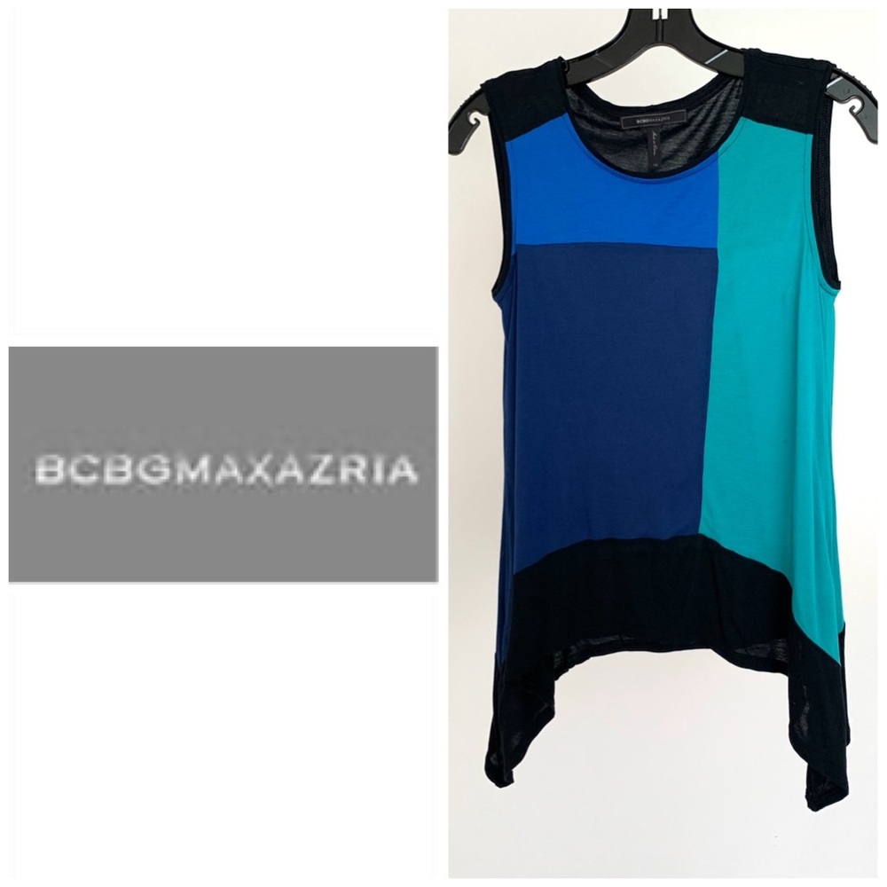 BCBG MaxAzria Color Block Top